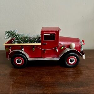 Red Truck Holiday Decor